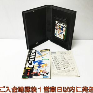 【1円】MEGA DRIVE メガドライブ ソフト ソニック・ザ・ヘッジホッグ ケース 説明書付き MD 未検品ジャンク L05-477ek/F3の画像3