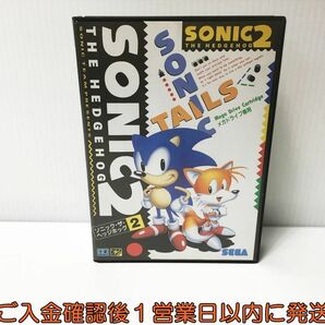 【1円】MEGA DRIVE メガドライブ ソフト ソニック・ザ・ヘッジホッグ ケース 説明書付き MD 未検品ジャンク L05-477ek/F3の画像1