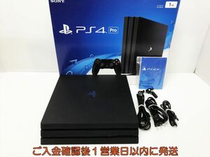 【1円】PS4Pro 本体/箱 セット 1TB ブラック SONY PlayStation4 CUH-7000B 初期化/動作確認済 プレステ4 K01-432tm/G4