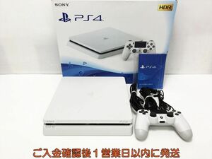 【1円】PS4 本体 セット 500GB ホワイト SONY PlayStation4 CUH-2100A 初期化/動作確認済 プレステ4 K01-436tm/G4