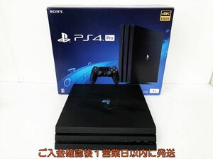 【1円】PS4Pro 本体/外箱 セット 1TB ブラック SONY PlayStation4 Pro CUH-7000B 初期化済 未検品ジャンク 内箱なし DC09-882jy/G4