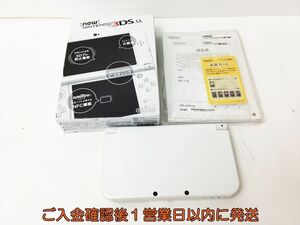 【1円】Newニンテンドー3DSLL 本体 セット ホワイト 任天堂 RED-001 動作確認済 3DS LL J04-623rm/F3