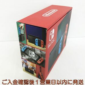 未使用 任天堂 新モデル Nintendo Switch 本体 セット ネオンブルー/ネオンレッド スイッチ 新型 G03-261kk/G4の画像2
