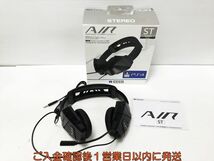 【1円】HORI ゲーミングヘッドセット AIR STEREO for SONY PlayStation4 ブラック 未検品ジャンク ホリ G01-443os/G4_画像1