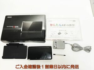 【1円】ニンテンドー3DS 本体 セット コスモブラック 任天堂 CTR-001 初期化/動作確認済 L07-586yk/G4