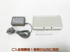 【1円】任天堂 Newニンテンドー3DS 本体 KTR-001 ホワイト ゲーム機本体 初期化/動作確認済 画面ヤケ L07-594yk/F3