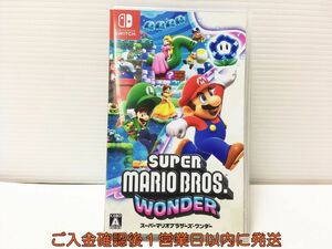 [1 jpy ]Switch Super Mario Brothers wonder game soft condition excellent 1A0311-234mk/G1