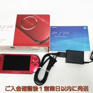 【1円】SONY Playstation Portable PSP-3000 本体 レッド 未検品ジャンク バッテリーなし L07-584yk/F3の画像1