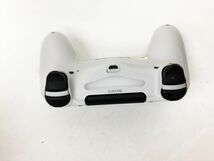 【1円】PS4 純正 ワイヤレスコントローラー DUALSHOCK4 ホワイト 未検品ジャンク SONY PlayStation4 EC45-894jy/F3_画像3