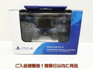 【1円】PS4 純正 ワイヤレスコントローラー DUALSHOCK4 ミッドナイトブルー 未検品ジャンク SONY PlayStation4 L07-571yk/F3