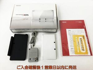 【1円】任天堂 ニンテンドー3DS 本体 セット アイスホワイト CTR-001 初期化済 未検品ジャンク EC44-466jy/F3