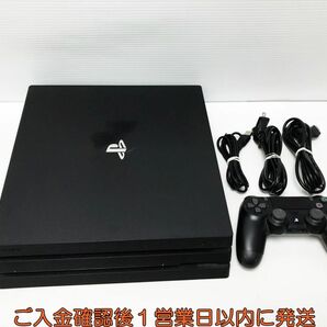 【1円】PS4 Pro 本体/コントローラー セット 1TB ブラック SONY PlayStation4 CUH-7100B 初期化/動作確認済 G09-618os/G4の画像1