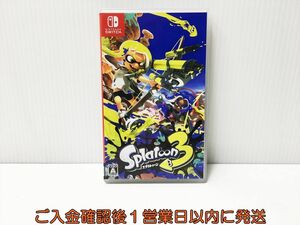 【1円】Switch スプラトゥーン3 -Switch ゲームソフト 状態良好 1A0128-546mm/G1