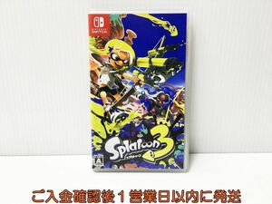 【1円】Switch スプラトゥーン3 -Switch ゲームソフト 状態良好 1A0128-547mm/G1