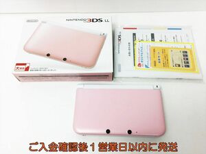 【1円】ニンテンドー3DSLL 本体 セット ピンク/ホワイト 任天堂 SPR-001 動作確認済 3DS LL 内箱なし H02-669rm/F3