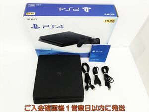 [1 jpy ]PS4 body / box set 500GB black SONY PlayStation4 CUH-2200A the first period ./ operation verification settled M02-390yy/G4