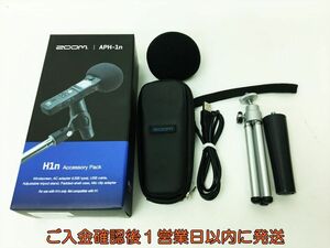 【1円】ZooM APH-1n H1n専用アクセサリーパーツ ズーム 三脚/ケース/USBケーブル/ウィンドスクリーン/マイククリップ J06-874rm/F3