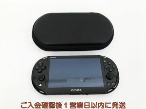 【1円】PSVITA 本体 ブラック SONY PlayStation VITA PCH-2000 初期化/動作確認済 ケース付き M07-065kk/F3