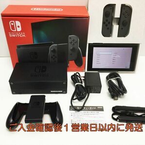 【1円】任天堂 新モデル Nintendo Switch 本体 セット グレー 初期化/動作確認済 新型 スイッチ K03-637tm/G4の画像1