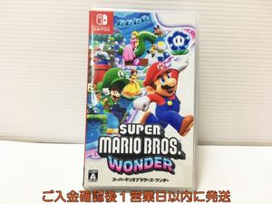 [1 jpy ]Switch Super Mario Brothers wonder game soft condition excellent 1A0311-233mk/G1