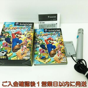 【1円】N64 マリオパーティー7 マイク付きゲームソフト ニンテンドー64 内箱なし H02-675rm/F3の画像1