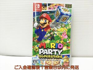 【1円】Switch マリオパーティ スーパースターズ ゲームソフト 状態良好 1A0311-231mk/G1