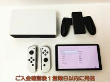 【1円】任天堂 有機ELモデル Nintendo Switch 本体 セット ホワイト ニンテンドースイッチ 動作確認済 H02-652rm/G4_画像3