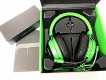 【1円】RAZER KRAKEN マルチプラットフォームワイヤードゲーミングヘッドセット 未検品ジャンク レイザー DC05-972jy/G4_画像2