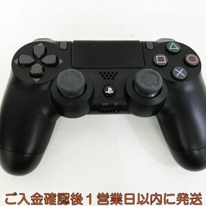 【1円】PS4 純正 ワイヤレスコントローラー DUALSHOCK4 ブラック 未検品ジャンク SONY PlayStation4 M07-057kk/F3の画像1