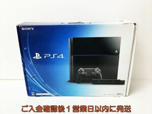  не использовался товар PS4 корпус комплект 500GB черный SONY Playstation4 CUH-1000A PlayStation 4 коробка царапина FW9.00 и меньше H04-341rm/G4