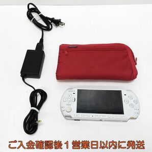 【1円】SONY PlayStation Portable PSP-3000 本体 ホワイト 未検品ジャンク バッテリーなし K05-475yk/F3の画像1