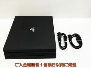 【1円】PS4 Pro 本体 セット 1TB ブラック SONY PlayStation4 CUH-7100B 未検品ジャンク HDD・ラック欠品 L04-200yk/G4