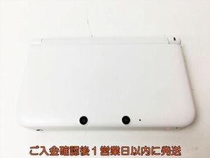 [1 jpy ] Nintendo 3DSLL body white SPR-001 nintendo operation verification settled 3DS LL J06-886rm/F3