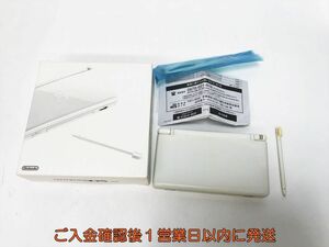 【1円】ニンテンドーDSLite 本体 セット ホワイト 任天堂 USG-001 未検品ジャンク H09-098yk/F3