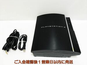 [1 иен ]PS3 корпус комплект 60GB черный SONY PlayStation3 CECHA00 первый период ./ рабочее состояние подтверждено PlayStation 3 H08-009yk/G4