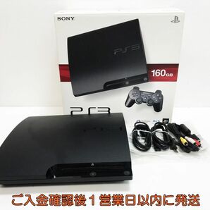 【1円】PS3 本体 160GB ブラック SONY PlayStation3 CECH-3000A 初期化/動作確認済 プレステ3 H08-008yk/G4の画像1