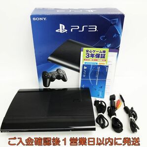 【1円】PS3 本体/箱 セット 500GB ブラック SONY PlayStation3 CECH-4300C 初期化/動作確認済 G04-287os/G4の画像1