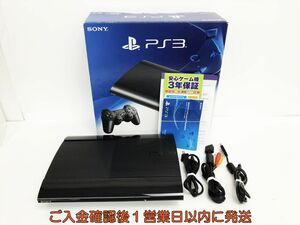 【1円】PS3 本体/箱 セット 500GB ブラック SONY PlayStation3 CECH-4300C 初期化/動作確認済 G04-287os/G4