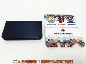 【1円】Newニンテンドー3DSLL 本体 セット ネイビー 任天堂 RED-001 初期化/動作確認済 3DS LL L01-434tm/F3