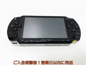 【1円】SONY PlayStation Portble PSP-1000 本体 ブラック 初期化/動作確認済 バッテリーなし L01-437tm/F3