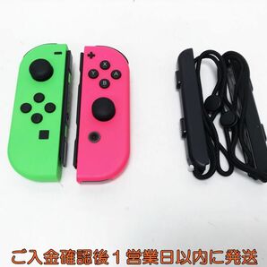 【1円】任天堂 純正 Nintendo Switch Joy-Con ネオングリーン/ネオンピンク 動作確認済左右セット スイッチ L01-426tm/F3の画像2