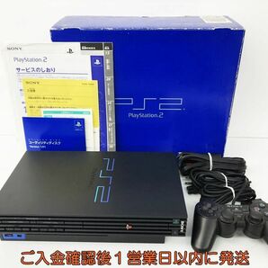 【1円】PS2 本体 セット ブラック SONY PlayStation2 SCPH-15000 未検品ジャンク プレステ2 DC04-088jy/G4の画像1