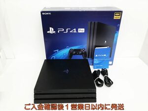 【1円】PS4 Pro 本体/箱 セット 1TB ブラック SONY PlayStation4 CUH-7000B 初期化/動作確認済 K09-754os/G4