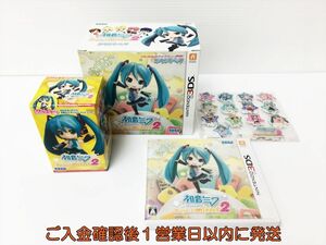 3DS 初音ミク Project mirai 2 ぷちぷくパック ゲームソフト シール/ねんどろいど未開封 外箱軽い傷みあり H04-400rm/F3