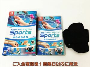 【1円】Switch Nintendo Switch Sports レッグバンド付き ニンテンドースイッチ スポーツ ゲームソフト H04-405rm/F3