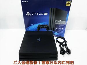 【1円】PS4Pro 本体/箱 セット 1TB ブラック SONY PlayStation4 CUH-7200B 初期化/動作確認済 プレステ4 K06-037tm/G4