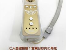 【1円】任天堂 Wiiリモコンプラス ジャケット/ストラップ付き ゼルダの伝説 カラー ゴールド 動作確認済 WiiU M05-168kk/F3_画像3