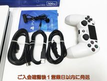 【1円】PS4 本体 セット CUH-2100A ホワイト 500GB ゲーム機本体 SONY 初期化/動作確認済 プレステ4 G08-323yk/G4_画像2