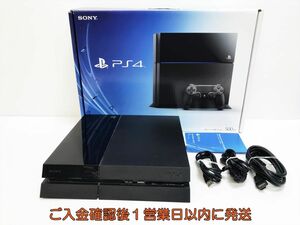 【1円】PS4 本体 セット 500GB ブラック SONY PlayStation4 CUH-1000A 初期化/動作確認済 プレステ4 M06-381yk/G4