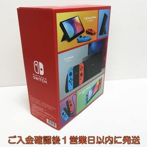 新品 任天堂 有機ELモデル Nintendo Switch 本体 セット ネオンブルー/ネオンレッド ニンテンドースイッチ 未使用 H07-650yk/G4の画像3